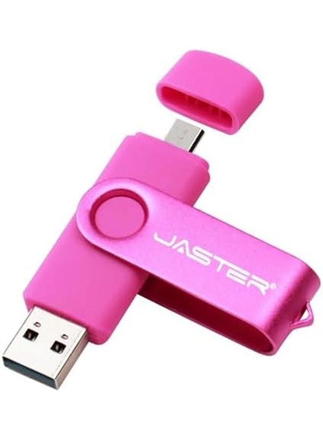 8GB Pink USB 2 0 OTG Flash Drive For Phone Tablet PC Pendrive - Image 1