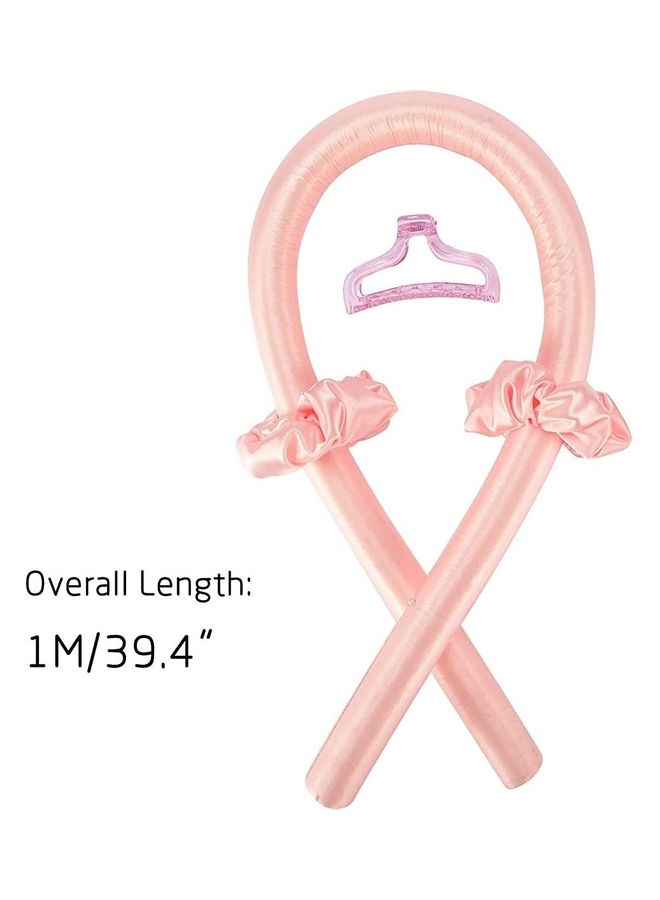 NIBEMINENT Heatless Curling Roller Set Pink - Image 2