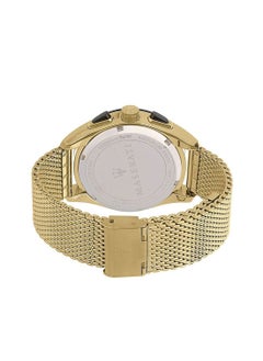 Maserati Men’s Traguardo Chronograph Black Dial Yellow Gold Band Watch R8873612010 - 45mm  - Image 3