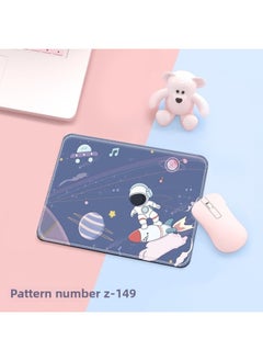 Thickened Notebook Girl's Simple Mouse Pad High Color Value Mini Small Size Computer Table Pad Japanese Style Free Shipping-Color:300x250mm-2mm-Pattern:Z-149 Interstellar Surf
