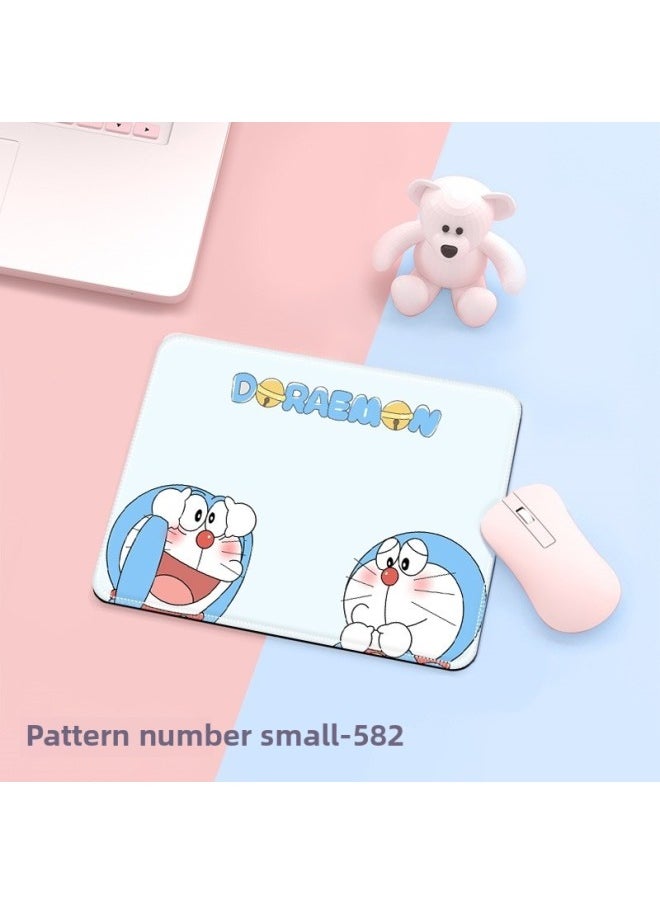 Generic - Thickened Notebook Girl's Simple Mouse Pad High Color Value Mini Small Size Computer Table Pad Japanese Style Free Shipping-Color:300x250mm-2mm-Pattern:Z-149 Interstellar Surf - Image 1