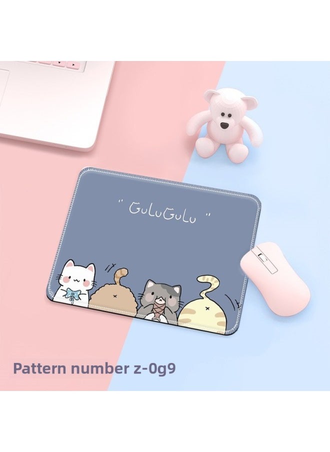 Generic - Thickened Notebook Girl's Simple Mouse Pad High Color Value Mini Small Size Computer Table Pad Japanese Style Free Shipping-Color:300x250mm-2mm-Pattern:Z-149 Interstellar Surf - Image 1