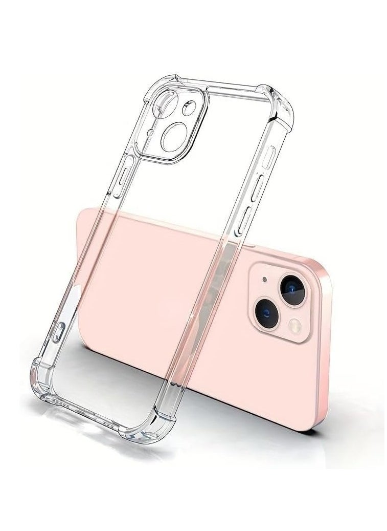 Generic - Back Case Shockproof with Best Camera Protection Compatible with Iphone 15 Clear Silicone Shockproof Case with Reinforced Protection Edges for iPhone 15 (Iphone 15) - Image 1