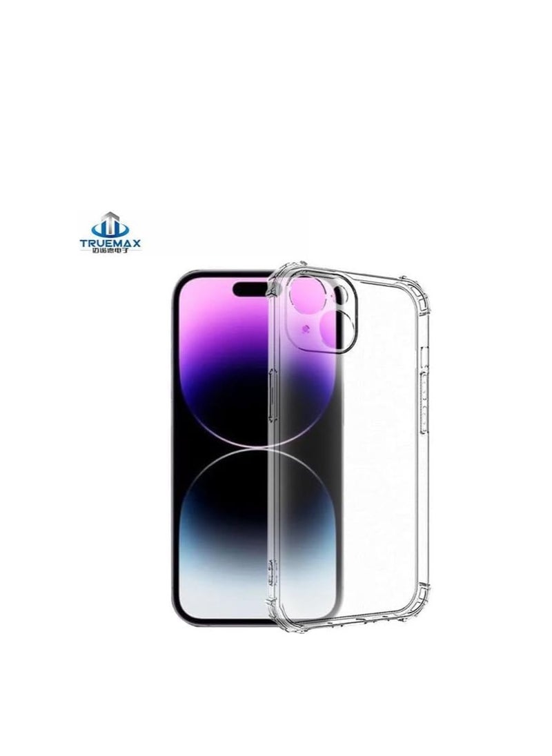 Generic - Back Case Shockproof with Best Camera Protection Compatible with Iphone 15 Clear Silicone Shockproof Case with Reinforced Protection Edges for iPhone 15 (Iphone 15) - Image 1