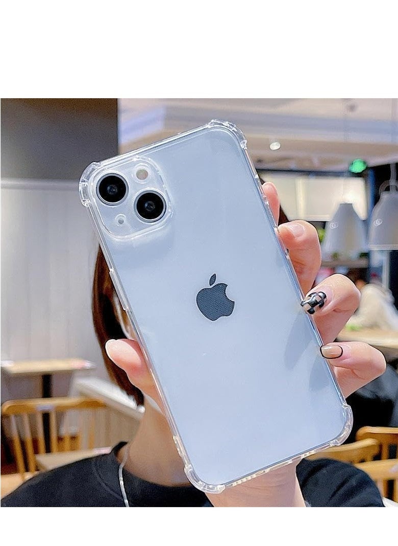 Generic - Back Case Shockproof with Best Camera Protection Compatible with Iphone 15 Clear Silicone Shockproof Case with Reinforced Protection Edges for iPhone 15 (Iphone 15) - Image 1