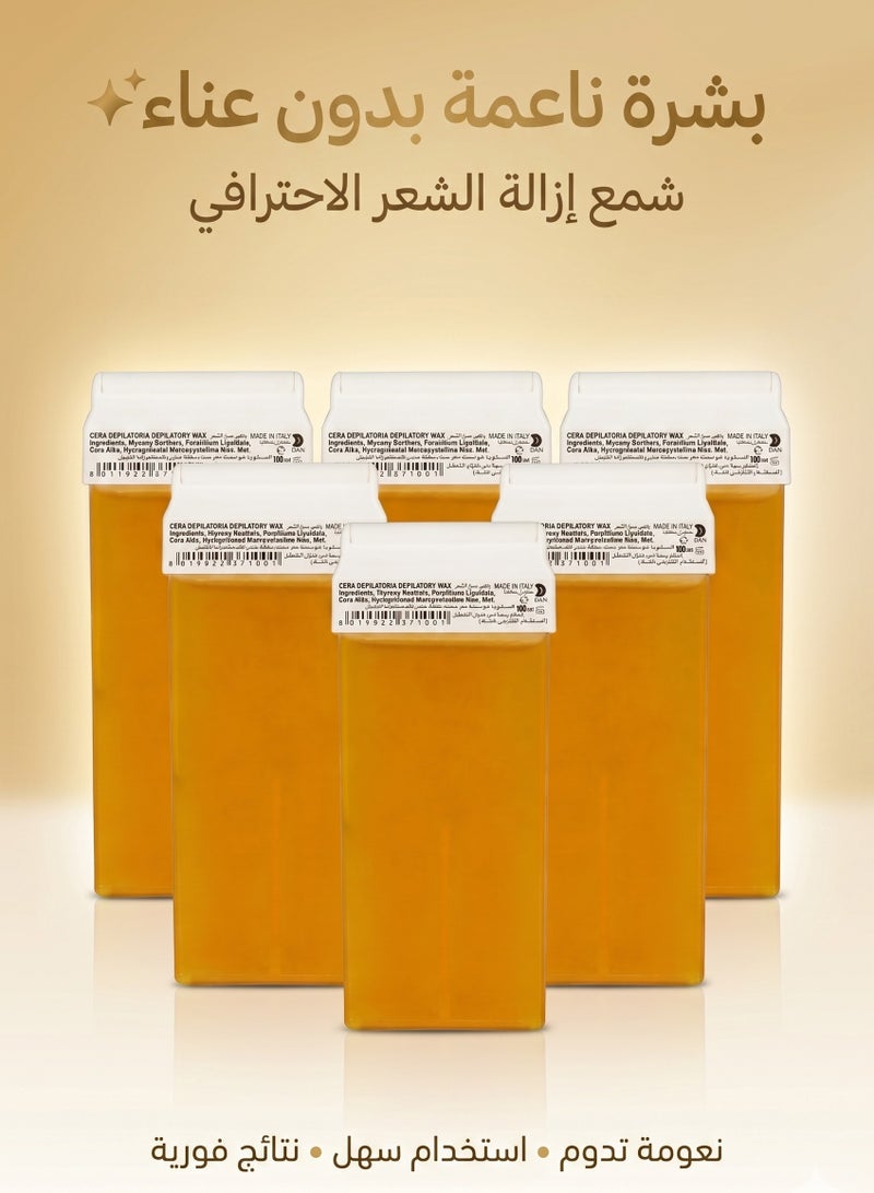 دان شمع لإزالة الشعر بنكهة العسل  6قطع - Image 2