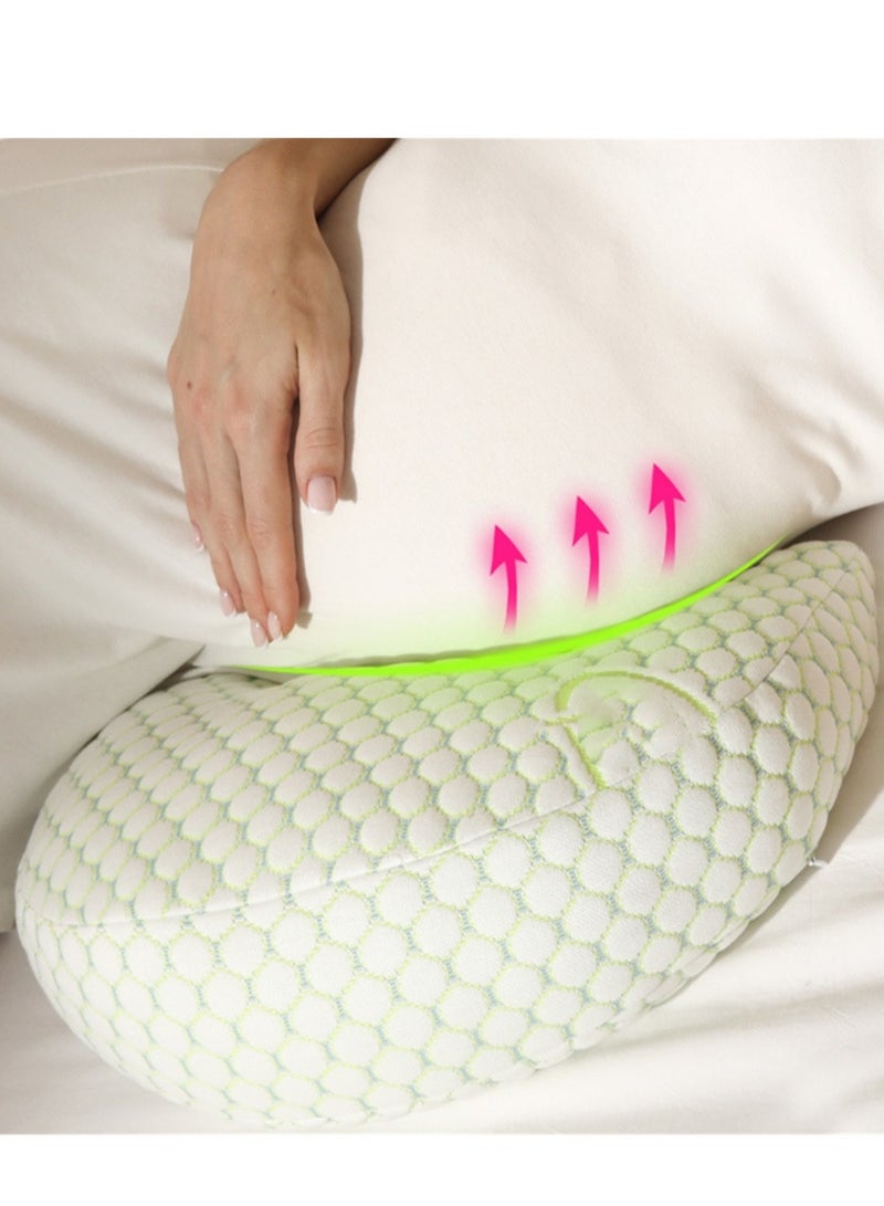 Pregnancy pillow waist support side sleeping pillow multi-functional pregnancy belly support pillow cushion - Image 4