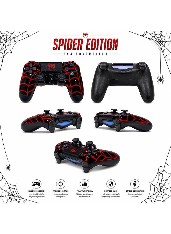 ADMIN TECHNOLOGY PS4 Spider Edition Wired Controller – Precision Gaming Gamepad - Image 2