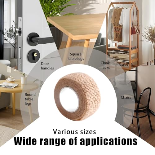 INIMAGINE 6 Pcs Finger Tape, Bandage Tape, Crepe Bandage for Ankle, Kinesiology Tape,Self Adhesive Bandage for Sports Injury Protection, Pet Wound Care, Tattoo Machine Grip, Muscle Support, Crepe Bandage - Image 4