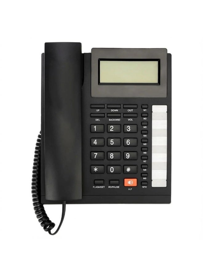 هاتف أرضي سلكي من نوع 933BE EL-ADL Tec - أسود