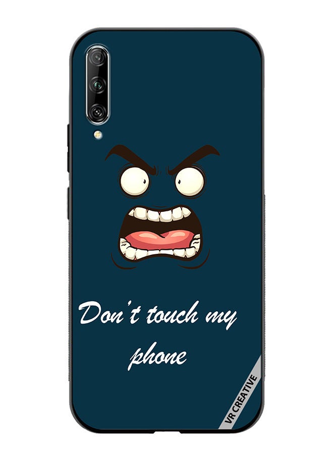 VR CREATIVE Protective Case Cover For Huawei Nova Y9S Don't Touch My Phone Design Multicolour - Image 1