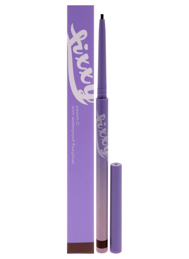 Peach C Slim Waterproof Fixxyliner - 02 Deep Brown by Peach C for Women - 0.004 oz Eyeliner - Image 1