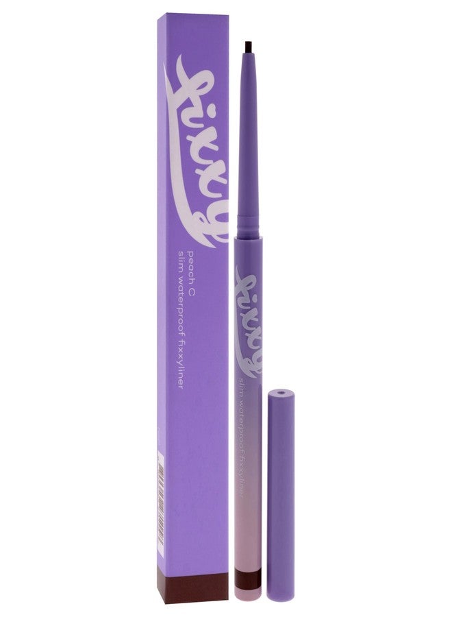 Peach C Slim Waterproof Fixxyliner - 02 Deep Brown by Peach C for Women - 0.004 oz Eyeliner - Image 3