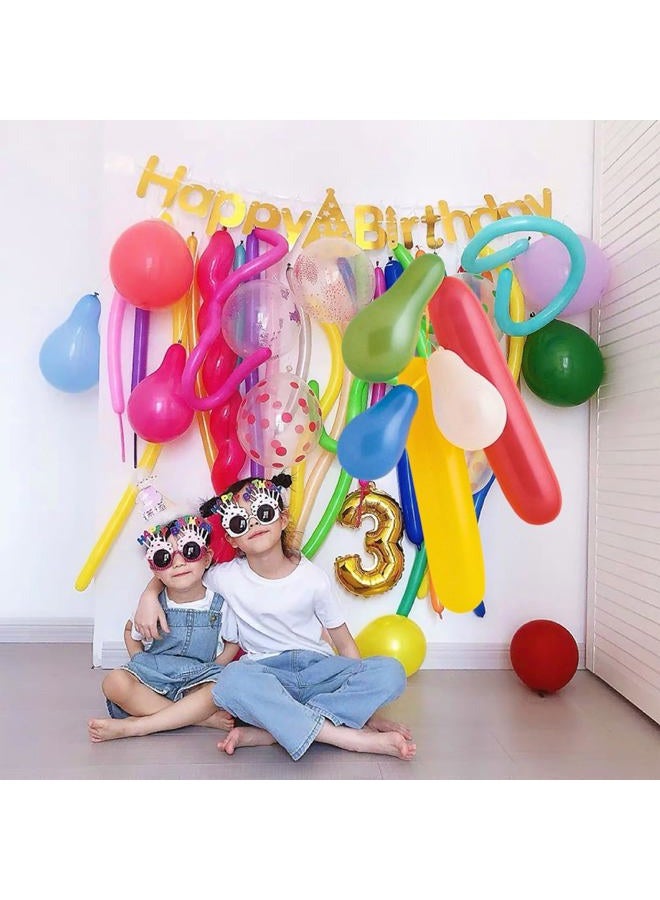 Unique Party 5100 - Latex Assorted Colour and Shape Party Balloons, Pack of 50 - Image 3