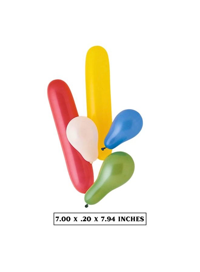 Unique Party 5100 - Latex Assorted Colour and Shape Party Balloons, Pack of 50 - Image 2