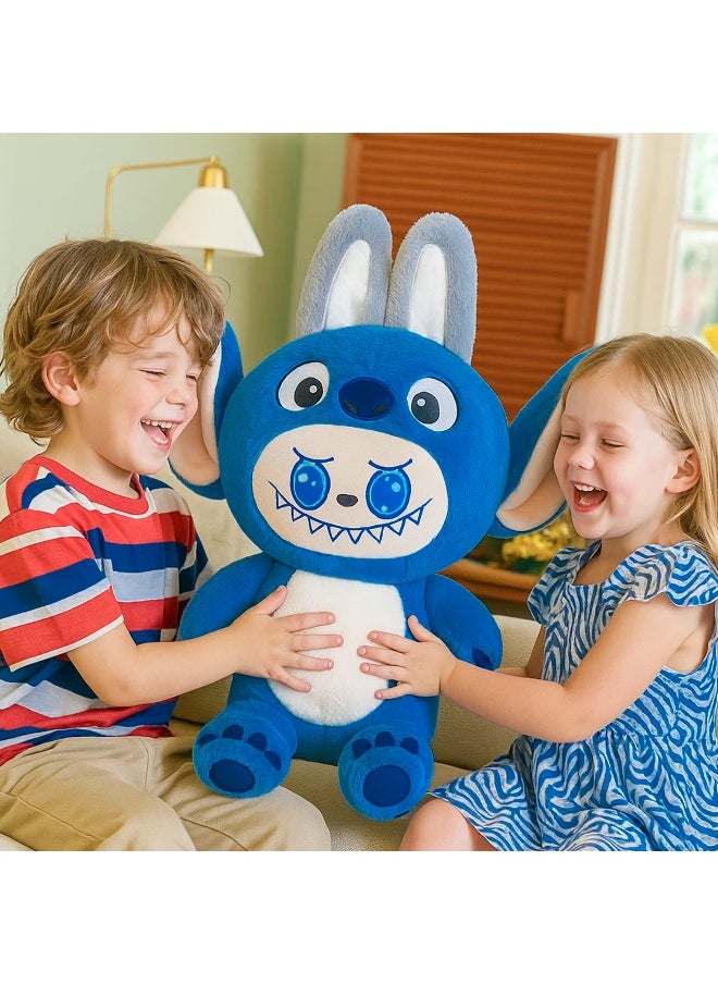 Galaxy Toys Blue Koala Plush Toy 45Cm Soft Stuffed Animal With Big Ears Kawaii Bear Stitch Style Labubu Inspired Little Monster Collectible Doll  - Image 5