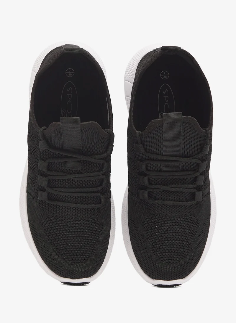 سبوت أون حذاء رياضي محبوك