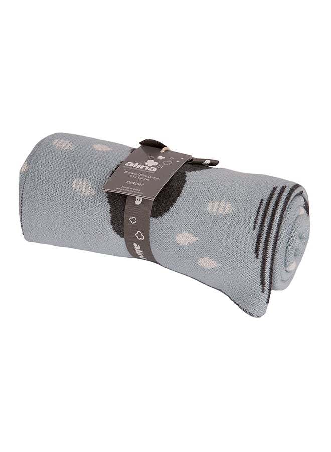 Alina Blanket 100% Cotton Knitted - Image 3