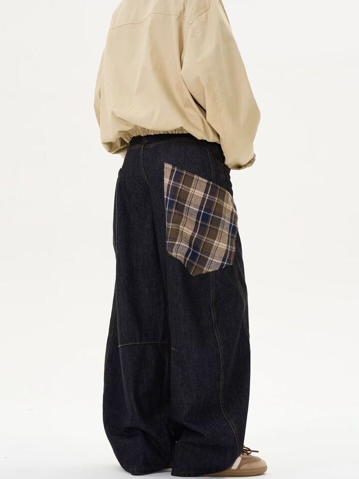 Unisex Classic Denim Jeans Loose Fit Daily Outdoor Wear - Image 1