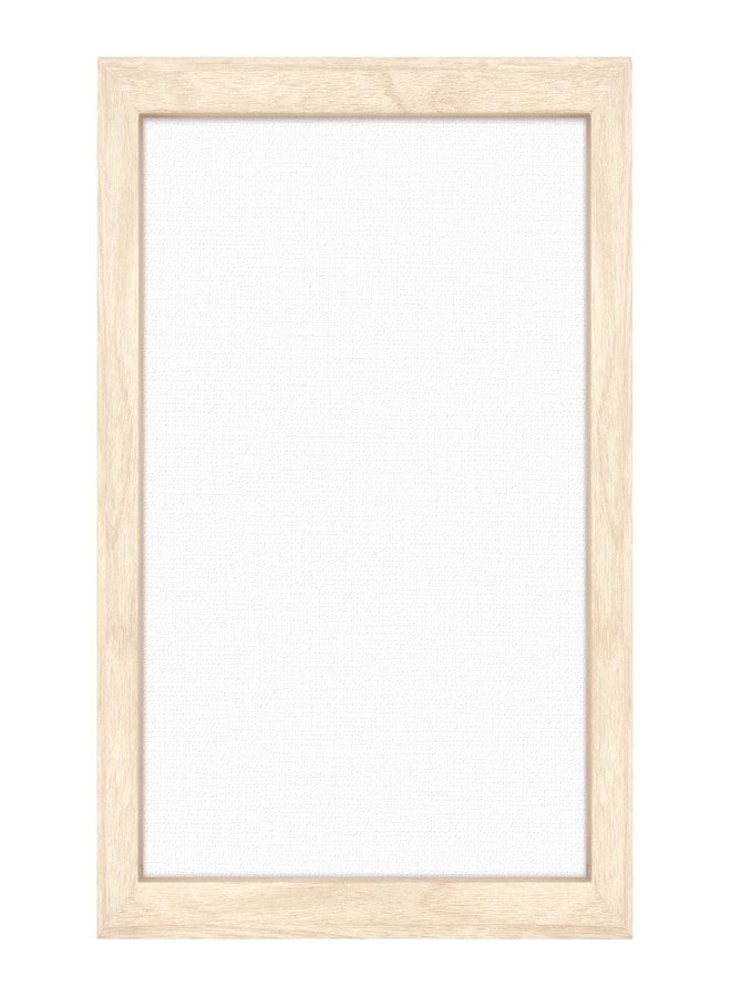MCS Floating Frame with Canvas Included, Art Frames for Canvas Paintings with Adhesive Fasteners and Hanging Hardware, Natural Woodgrain, 8 x 10 Inch - Image 1