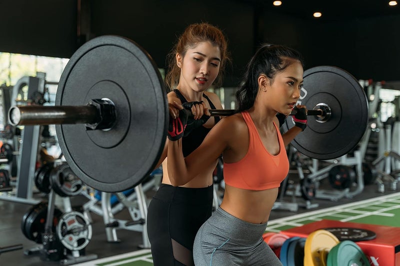 GW Tech Barbell Clamps 2 inch, Heavy Duty Exercise Collars 2" Quick Release Pair of Locking Pro Olympic Weight Bar Plate Locks Collar Clips for Workout Weightlifting Fitness Training - ORANGE - Image 4