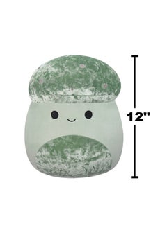 Squishmallows 12 inch Medium Plush Light Green Velvet Mushroom with Green Belly and Top Officially Licensed Kellytoy Plush Toy Colorful Soft Gift for Kids Girls & Boys Washable Squishy Stuff Toy Multicolor All Age  - Image 5