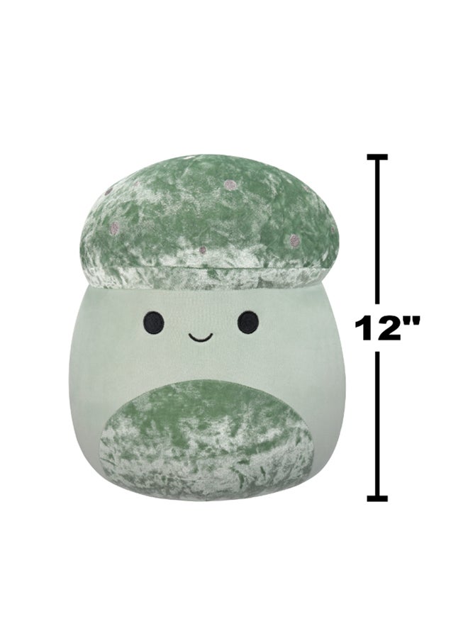 Squishmallows 12 inch Medium Plush Light Green Velvet Mushroom with Green Belly and Top Officially Licensed Kellytoy Plush Toy Colorful Soft Gift for Kids Girls & Boys Washable Squishy Stuff Toy Multicolor All Age  - Image 5