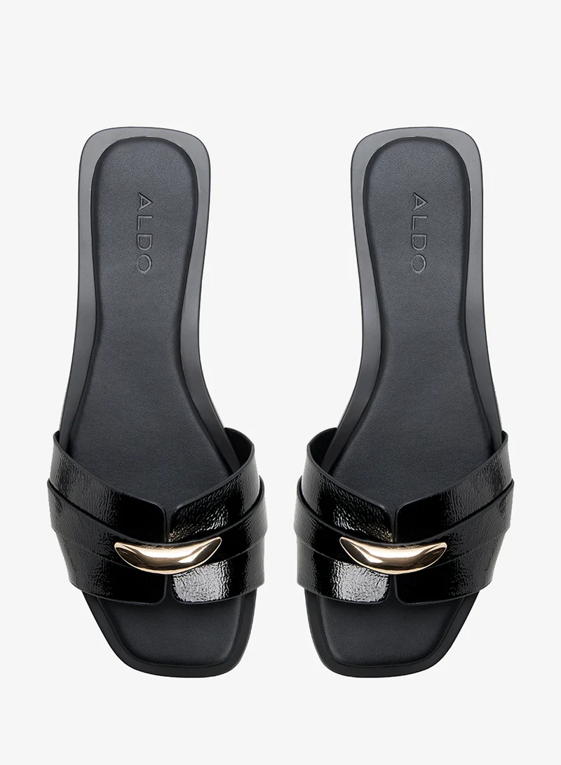 Aldo BLACK Briela Flat Sandals for Women | Best Price UAE