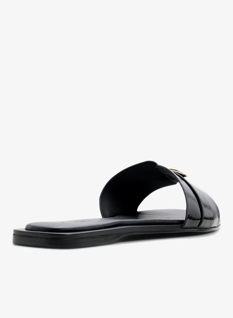 Aldo BLACK Briela Flat Sandals for Women | Best Price UAE