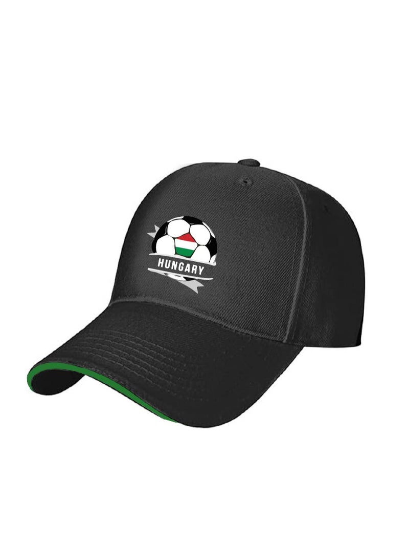 PRINTSHOP4ME Hungary Unisex Adult Football Cap for Both Men and Women With Metal Adjustable Buckle Closure - Perfect for Football Fans, Match Days, Outdoor Activities, and Everyday Wear - Image 2