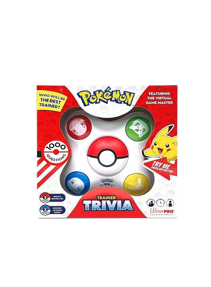 ألترا برو لعبة بوكيمون تريفيا مع لعبة فيرتشوال جيم ماستر، وضعان للعب الفردي والجماعي، لعبة تخمين الدماغ بوكيمون جو، السفر الرقمي - Image 1