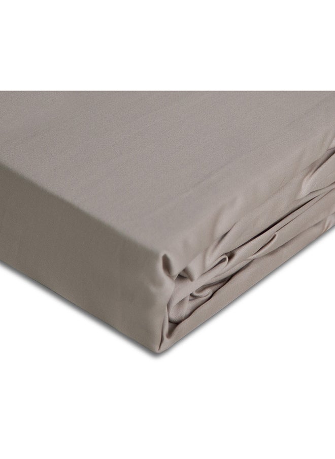 Cannon Cannon Fitted Sheet Single 1Pc Plain Beige C  - Image 3