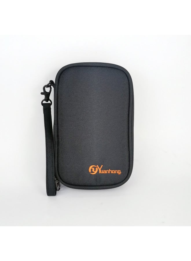 Guangzhou Mobile Hard Disk Bag Digital Accessories Storage Bag Mobile Power Mobile Phone U Disk Data Cable Protection Bag-Color:Black