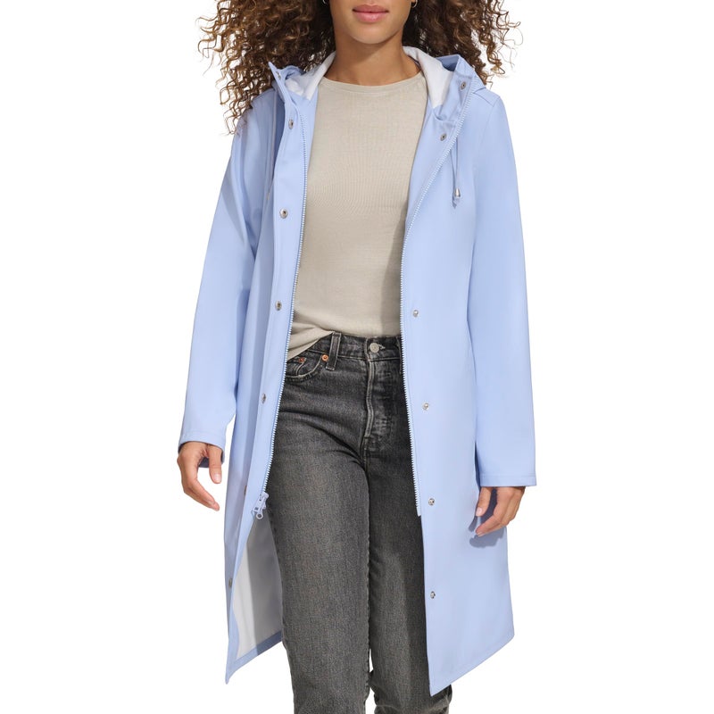 Levi's Women's Classic Hooded Rain Parka, Bluebell, X-Small - Image 1