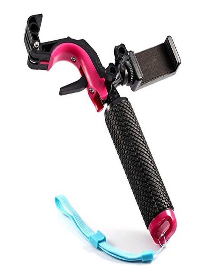 Aeoss GoPro Floating Grip Hand Grip Waterproof Pistol Shutter Trigger Kit with gopro Mount Adapter and Phone Mount Adapter Compatible Underwater Light for Gopro Hero 6 5 4 3 SJCAM Xiaomi Yi Action - Image 3