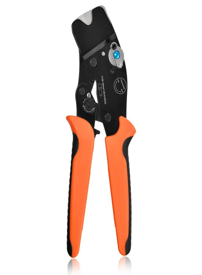 أداة ضغط أطراف الأسلاك SPEEDWOX AWG 30-6، كماشة ضغط مربعة بسقاطة للأكمام الطرفية والحلقات، كماشة ضغط ذاتية الضبط لحلقات الأسلاك، كماشة ضغط أطراف الأسلاك للضغط السريع والدقيق - Image 1