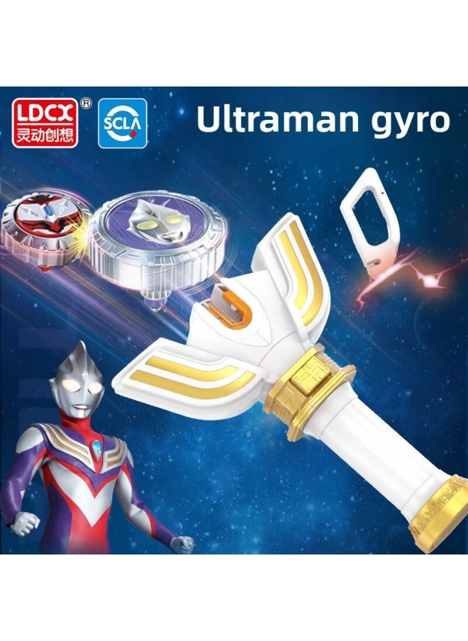 null - Smart Ultraman Gyro Transformation Magic Spinning Gyro Sword Children Boy Toy Gift-Color:Zeta Sublimator [2 Gyro] - Image 1