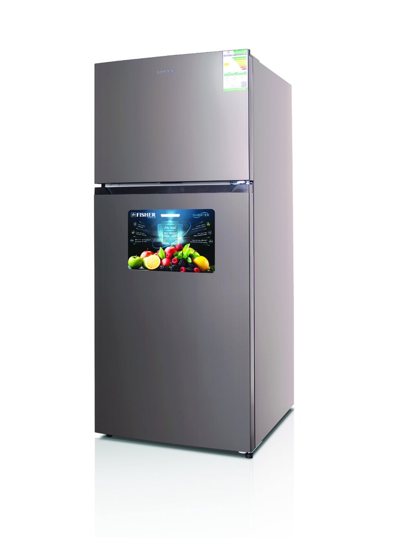 Fisher Double Door Refrigerator 17.5 Cuft - FR-F600HIS - Image 1