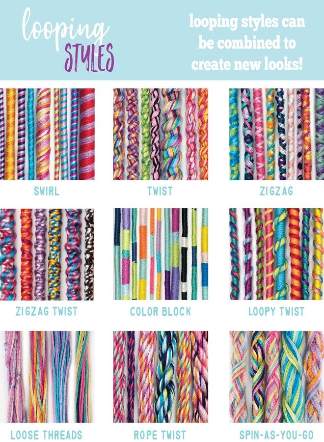 Loopdedoo DIY Friendship Bracelet Maker Kit for Kids - Make Bracelets in Minutes for Birthdays and Friendship Gifts - Award Winning Crafts Kit for Kids, Easy-to-Use, Loop Your Own Style, Aged 8+ - Image 3