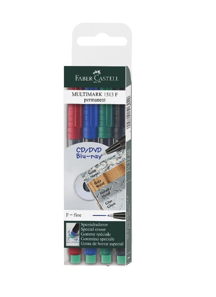 FABER-CASTELL - Multimark 1513 F Permanent Marker - Image 1