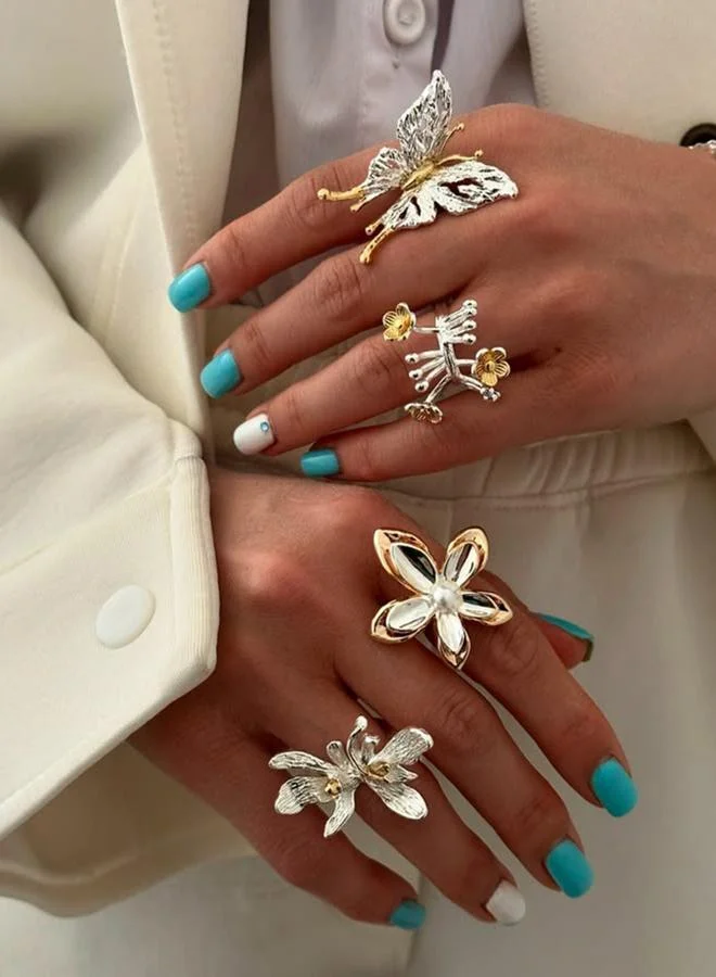 تايك تو خاتم بتصميم فراشة