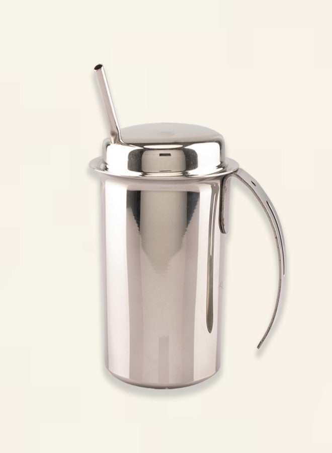 Spillbox كوب Spillbox من الفولاذ المقاوم للصدأ مع شفاطات للأطفال الصغار وحديثي الولادة، لعبة للأطفال - كوب شفاط بفتحة - Image 1