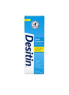 Desitin Daily Defense Baby Diaper Rash Cream With Zinc Oxide To Treat, Relieve & Prevent Diaper Rash, Hypoallergenic, Dye-, Phthalate- & Paraben-Free, 4.8 Oz  - Image 1