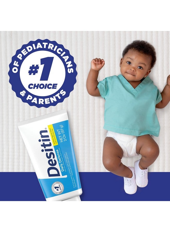 Desitin كريم طفح الحفاضات اليومي للدفاع عن الأطفال مع أكسيد الزنك لعلاج وتخفيف ومنع طفح الحفاضات، مضاد للحساسية، خالي من الأصباغ والفثالات والبارابين، 4.8 أونصة - Image 4