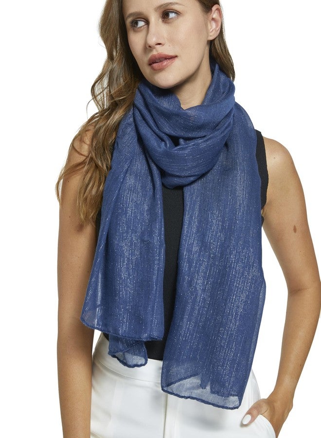 PANTONIGHT Women's Fashion Scarf Sparkling Evening Shawl Lightweight Wedding Shawl Head Scarf and Wraps for Party (2702) - Image 2