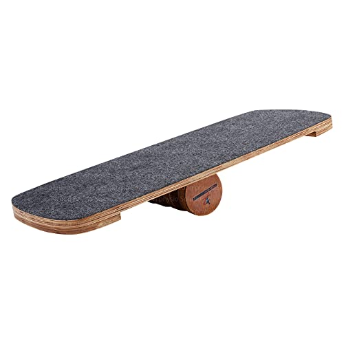 Tycoon Physio Solutions Rollar Balance Board Wooden balancing Equipment for Fitness and leg Workout - Image 1