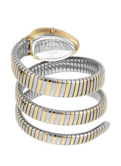 Just Cavalli ساعة يد نسائية بيضاوية الشكل من الفولاذ المقاوم للصدأ JC1L209M0065 - 22 مم  - Image 3
