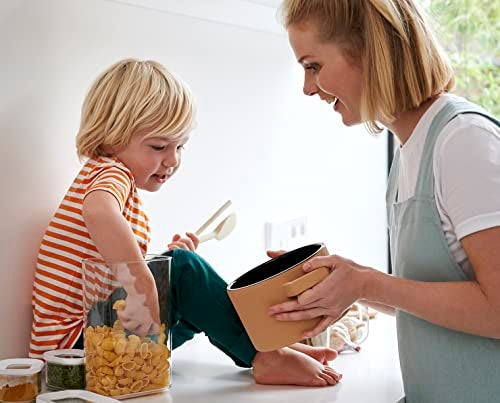 Mepal Modula Transparent Food Storage Container | 34oz/1,000ml | Perfect for Dry Goods | Dishwasher Safe | White Framed Lid | BPA Free | Made in Holland - Image 4