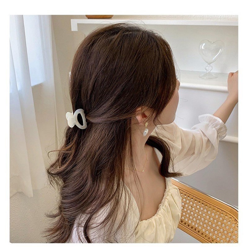 Agirlvct Hair Clips for Women,1.77" Small Hair Claw Clips,Acetate French Nonslip Jaw Clips Half-Up Hair Accessories Birthday Gift for Girls Mother Daughter Thin Thick Hair Strong Hold(3PCS) - Image 4