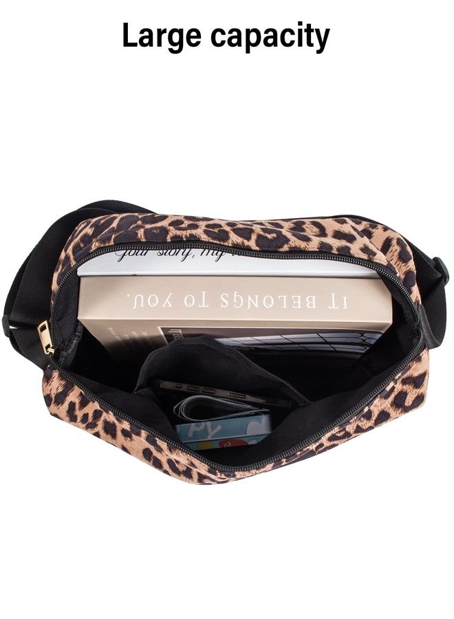 Valentoria Leopard Shoulder Bag Soft & Lightweight Large Tote Purse Handbag Travel Satchel Gift for Women (New) - Image 5